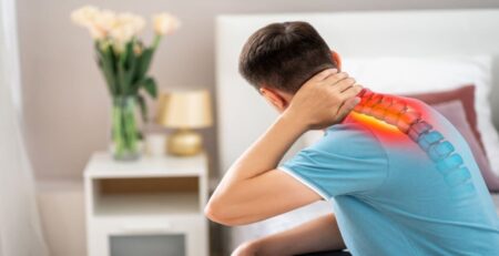 Man Suffering with Neck Pain