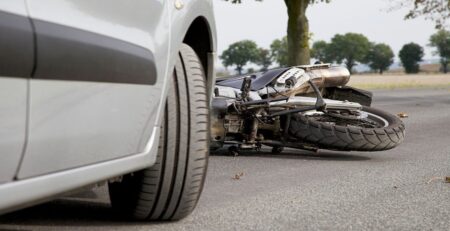 Accident Between Car and Motorcycle